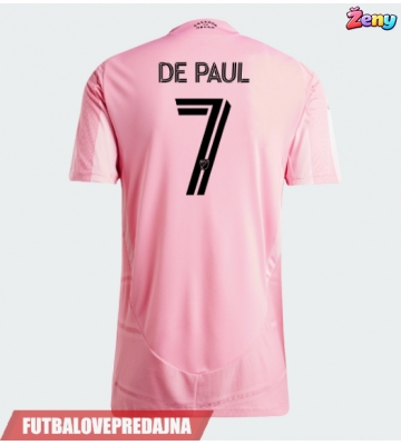 Lacne Ženy Futbalové dres Inter Miami Rodrigo De Paul #7 2026-27 Krátky Rukáv - Domáci